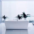 Seamless Square Bathroom Soaking Bath High Grade Freestanding Acrylic Bathtub